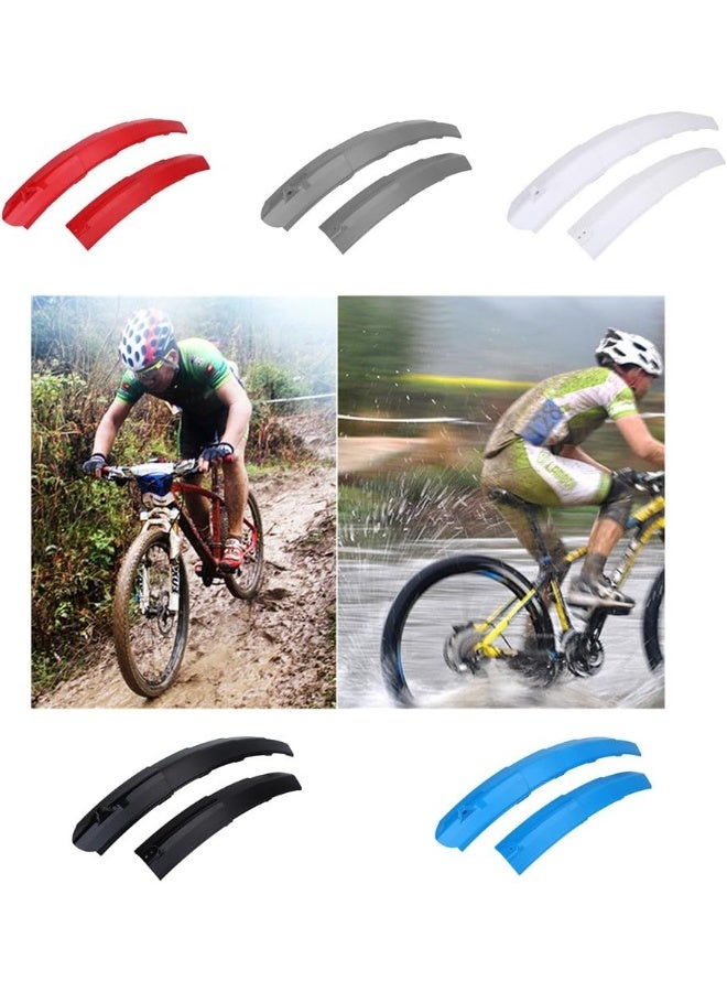 Vbestlife Vbestlife Retractable Bike Fenders Set Fender Front & Rear Mountain Road Bike Mudguard Tyre Mud Guard with LED Light  - Image 3