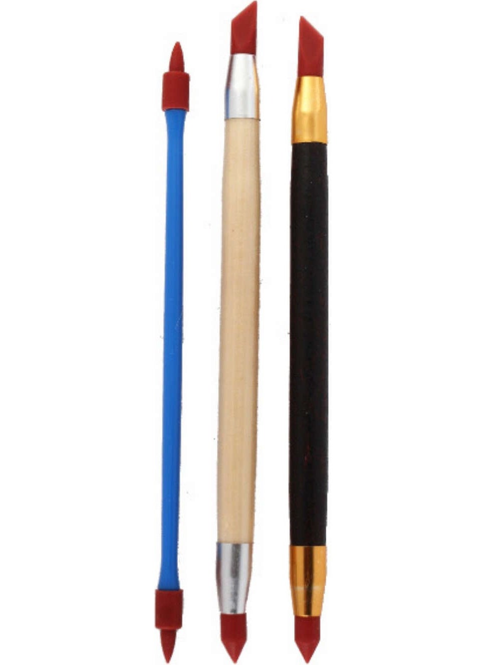 Gvn Art Double Sided Rubber Brush Set of 3 