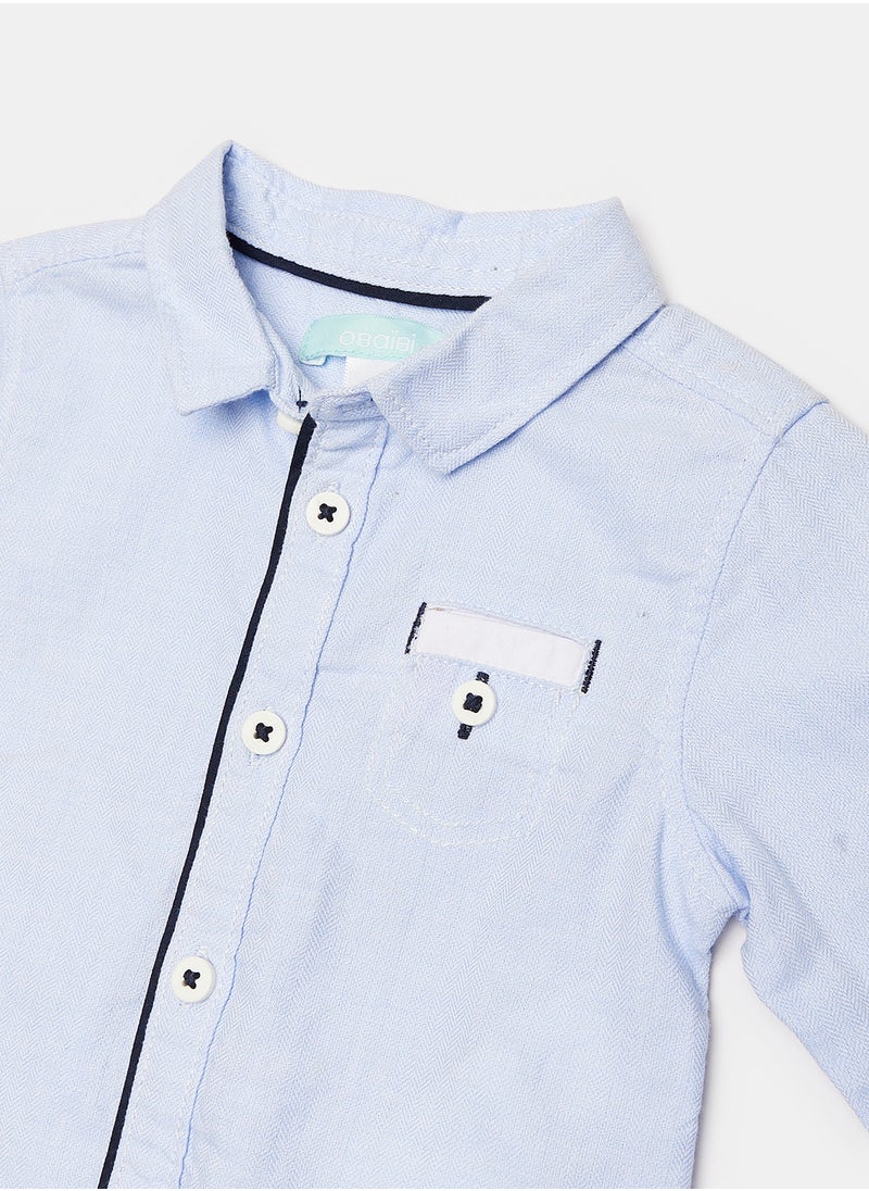 OBAIBI Blue Shirt for Boys  - Image 4
