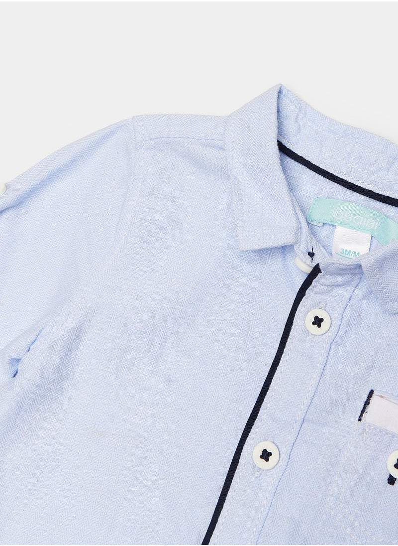 OBAIBI Blue Shirt for Boys  - Image 3