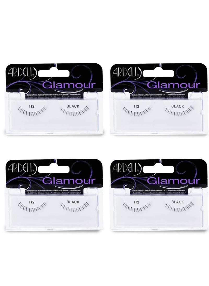 أرديل رموش صناعية جلامور من أرديل 112لون الأسود-4 قطع - Image 1