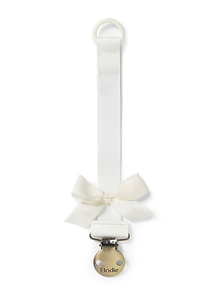 Elli Junior Elodie Details - Pacifier Clip - Vanilla White - Image 1