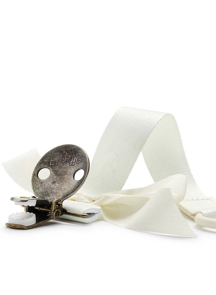Elli Junior Elodie Details - Pacifier Clip - Vanilla White - Image 2