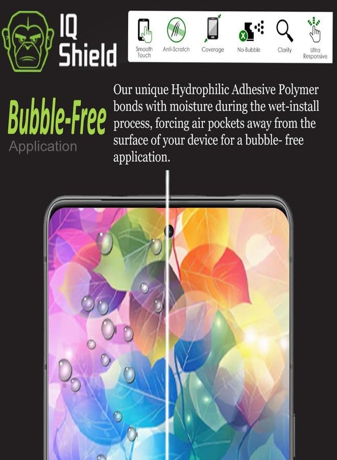 IQShield 2 Pack for Samsung Galaxy S25 Edge 6.7" Screen Protector: Clear TPU Film, Anti-Bubble, Scratch-Resistant, Case Friendly, HD Clarity for Ultimate Protection Fingerprint Unlock - Image 5