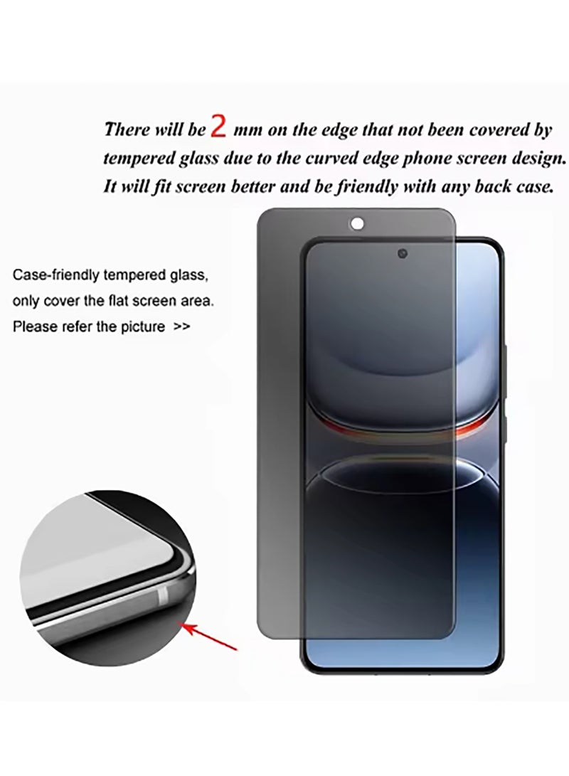 1 Pack Privacy Tempered Glass Screen Protector for Vivo iQOO 13, Ultra-thin Tempered Glass Film, Anti-Spy, Ultra-Hard, Anti-Scratch, Bubble Free - Image 5