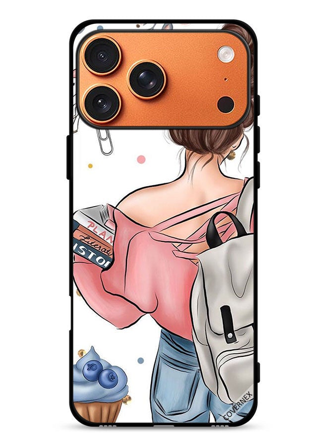 Covernex Apple iPhone 17 Pro Max Protective Case Cover Books In Girl Hand Art - Image 1