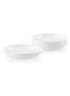 Corelle Corelle 4-Pc Versa Bowls for Pasta, Salad and More, Service for 4, Durable and Eco-Friendly 30-Oz , Compact Stack Bowl Set, Microwave and Dishwasher Safe, White  - Image 1