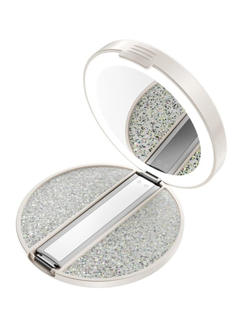 Generic - Magnetic Fill Light Mirror with 3 Scene Lighting Modes, Adjustable Magnetic Bracket, 180° Multi-Angle, Type-C Charging, Portable Makeup Mirror with Phone Stand & Powerful Fill Light for Photography, Video & Travel - Image 1