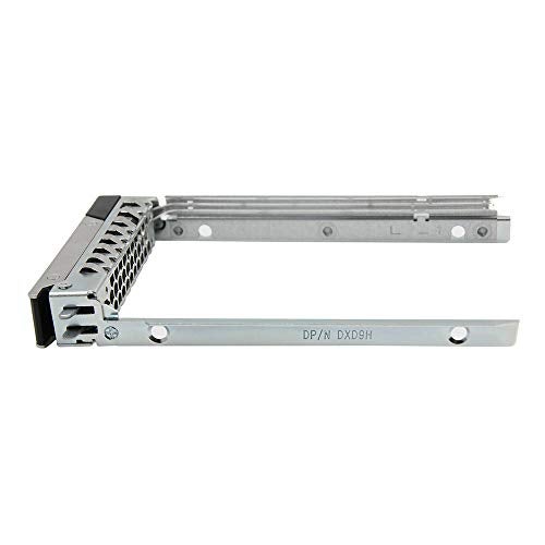 linhao 2pcs Pack 2.5 inch DXD9H SAS SATA Hard Drive Caddy Tray Enclosure Compatible for Servers 14 Generation R440 R640 R740 R740xd R840 R940 R6415 R7415 R7425 - Image 5