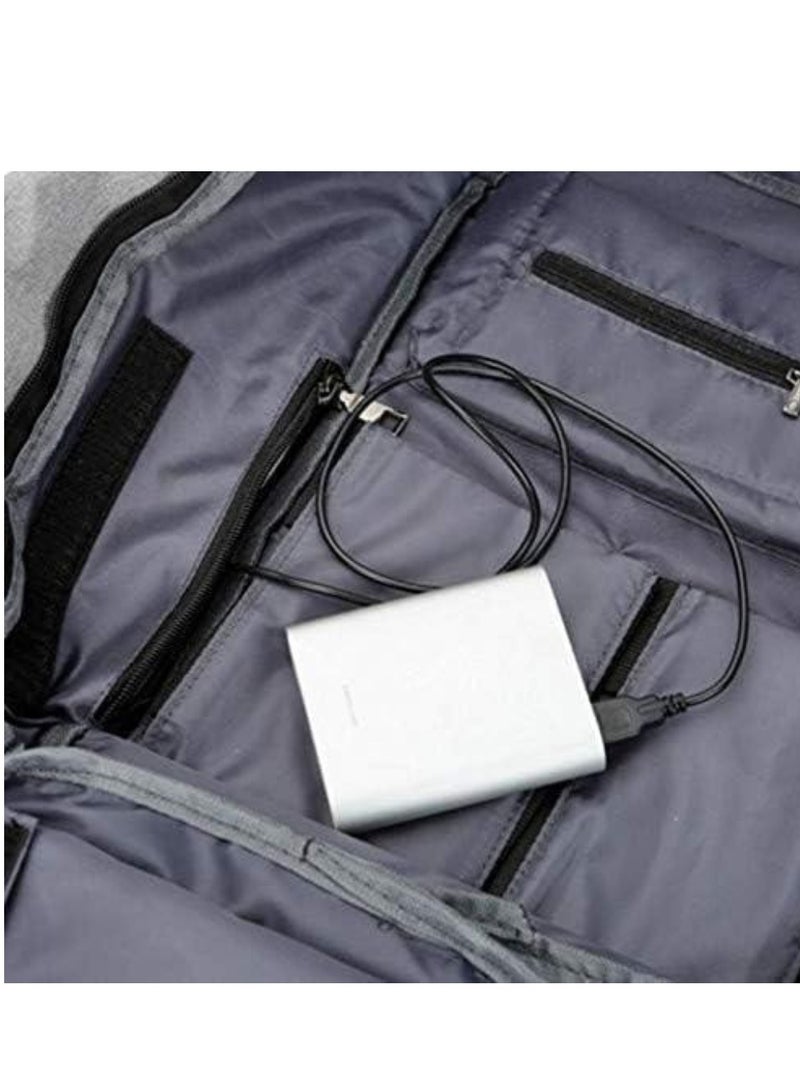 ELTRAZONE Unisex Laptop Backpack with USB Charging Port - Stylish & Durable Travel & School Bag for Men & Women | Spacious Notebook Bag for Everyday Use | Comfortable, Practical Design for Work, School & Travel  - Image 2