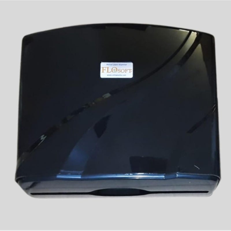 flosoft F177S Z Folding Paper Towel Holder 200 Black Black,416