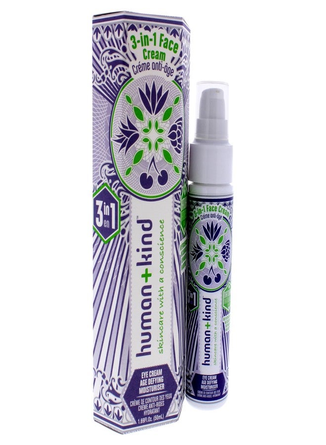 human kind Human+Kind Age-Defying Facial Cream - Smoothing, Tightening, Brightening Cream with Herbal Skin Smoothing Formula and Shea Butter - Reduce Fine Lines and Wrinkles - Vegan and Cruelty Free - 1.69 oz - Image 3