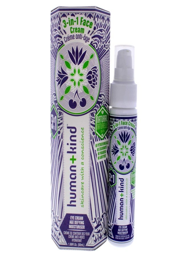 human kind Human+Kind Age-Defying Facial Cream - Smoothing, Tightening, Brightening Cream with Herbal Skin Smoothing Formula and Shea Butter - Reduce Fine Lines and Wrinkles - Vegan and Cruelty Free - 1.69 oz - Image 1