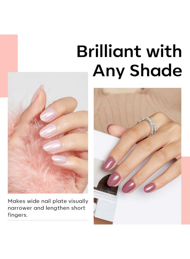 Modelones Short Oval Round Nail Tips - 500Pcs Soft Fake Nails Tips Gel Pre-shaped Half Matte Full Cover No Filed False Extension Manicure Salon DIY at Home 10 Sizes - Image 5