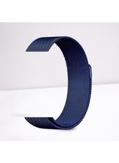 Cosmostech Compatible for Smart Watch Watch 42,44,45,49MM, 1/2/3/4/5/6/se/7/8/Ultra Metal Series Strap and Belt Navy Blue  - Image 1