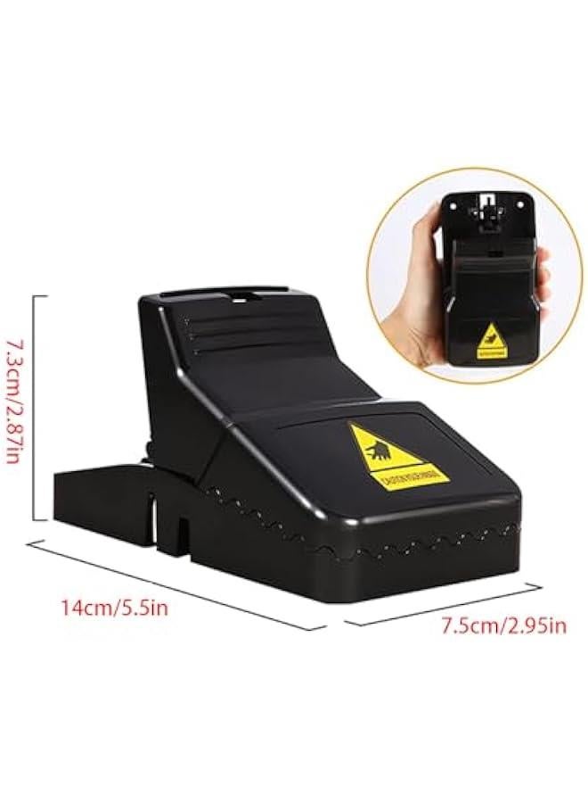 Mouse Traps, Mice Traps for House, Small Mice Trap Indoor Quick Effective Sanitary Safe Mousetrap Catcher for Family - 4Pack (52-03)