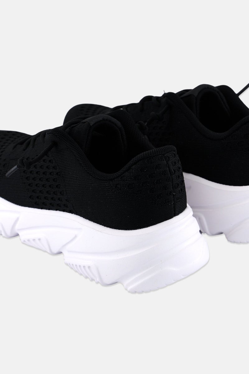 RBX Men Lace Up Training Shoes, Black - Image 2