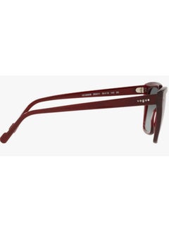 Vogue Eyewear VOGUE SUNGLASS VO5380S 292411 SIZE 50 Transparent Bordeaux Frame with  Gray LENS SQUARE unisex  - Image 3