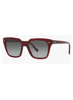 Vogue Eyewear VOGUE SUNGLASS VO5380S 292411 SIZE 50 Transparent Bordeaux Frame with  Gray LENS SQUARE unisex  - Image 1