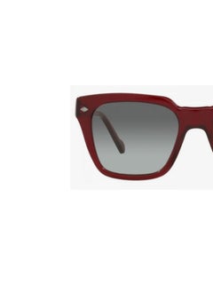 Vogue Eyewear VOGUE SUNGLASS VO5380S 292411 SIZE 50 Transparent Bordeaux Frame with  Gray LENS SQUARE unisex  - Image 5