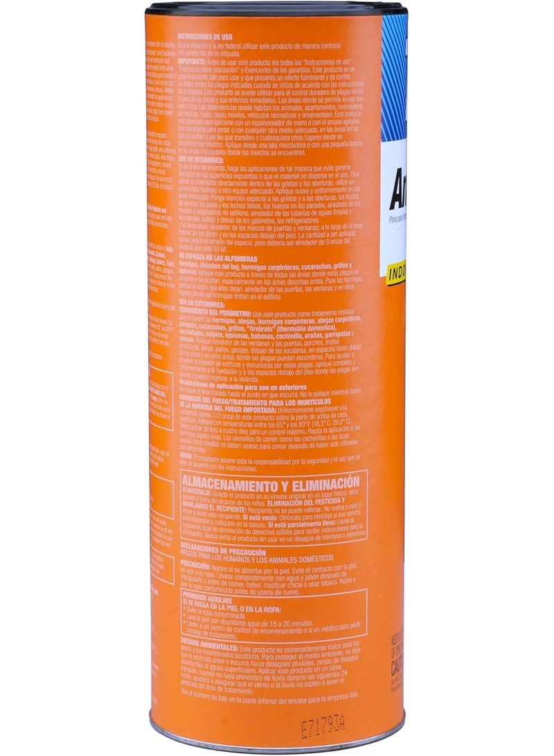 مسحوق غبار النمل TERRO T600 للاستخدام الداخلي والخارجي - يقضي على النمل، ونمل النار، ونمل النجار، والصراصير، والعناكب، والحشرات الأخرى، 1 رطل - Image 3