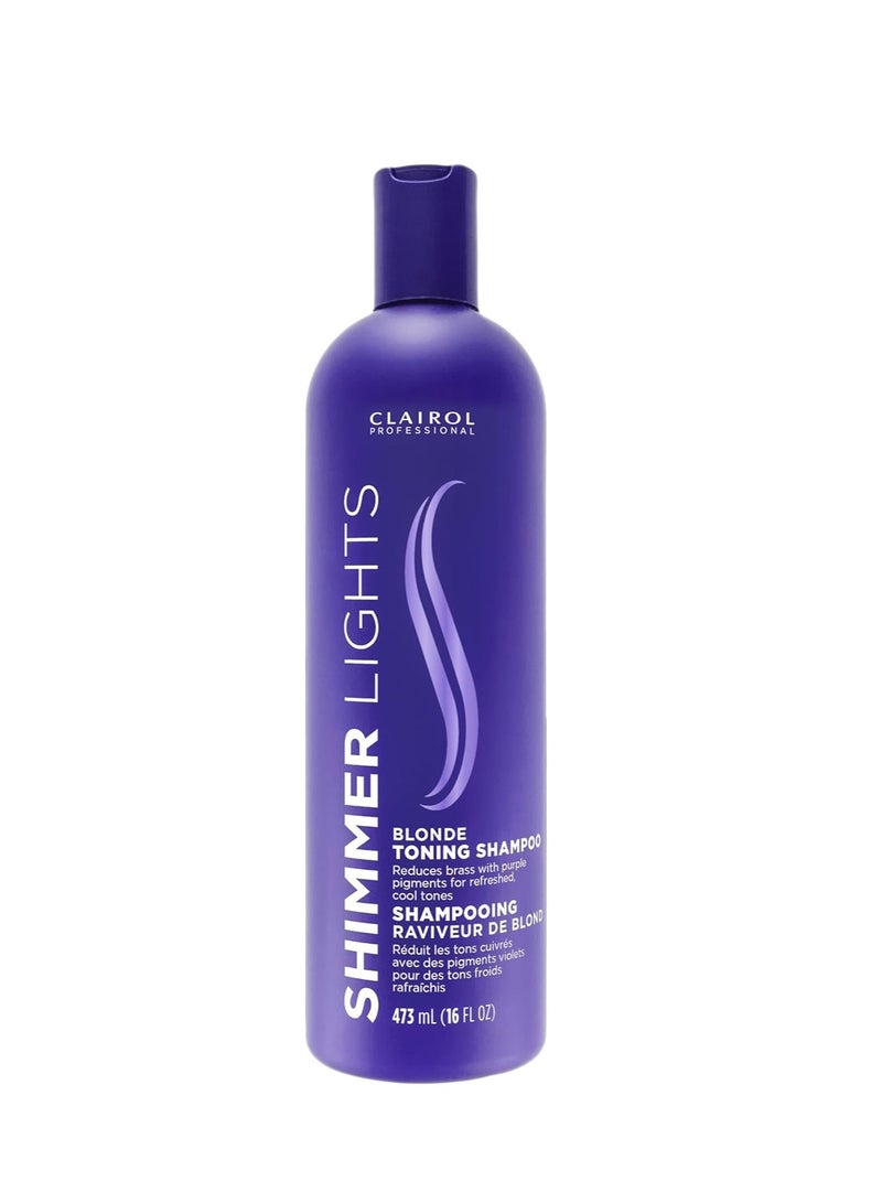 CLAIROL Professional Shimmer Lights Hair Shampoo 473ml - Image 1