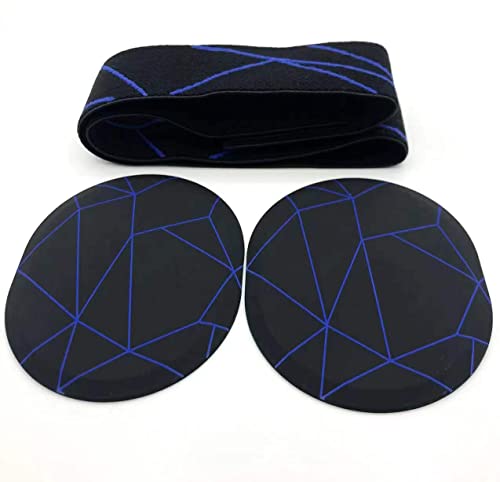LZYDD 2 in 1 Magnet Cover with Headband for SteelSeries Arctis Pro High Fidelity Gaming Headset/SteelSeries Arctis Pro Wireless Gaming Headset (Blue line) - Image 1