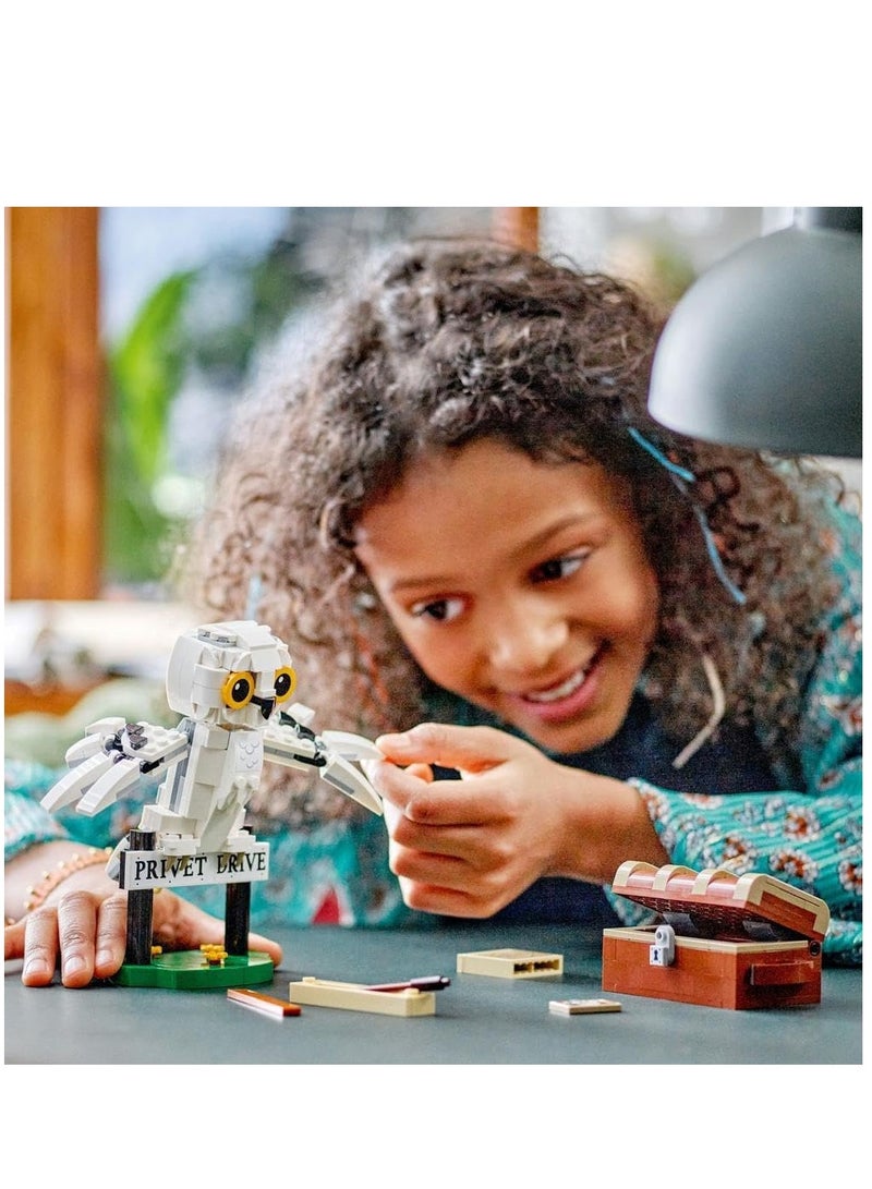 LEGO Harry Potter Hedwig At 4 Privet Drive 76425 Building Blocks Toy Set (337 Pieces) - Image 2