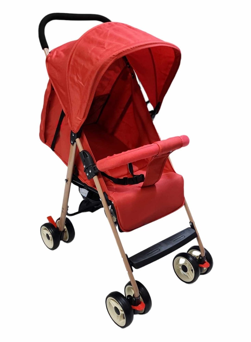 BABYCARA Lightweight Stroller with Adjustable Seat and Convenient Storage Basket - Image 1