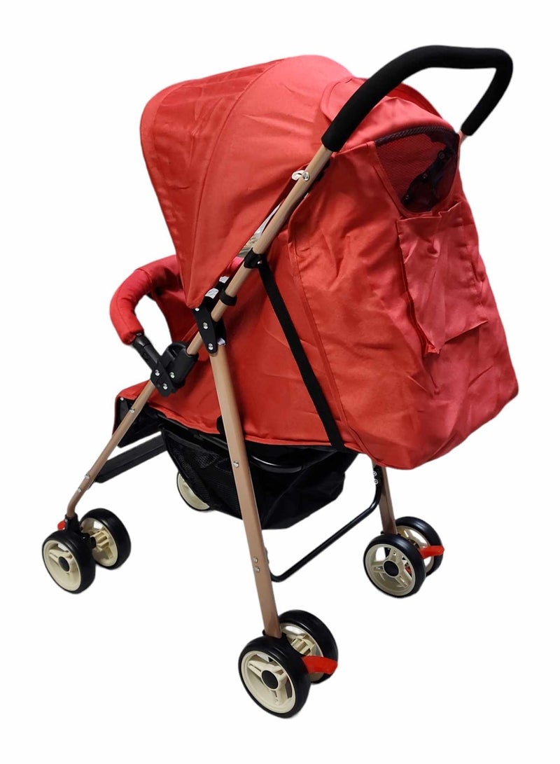 BABYCARA Lightweight Stroller with Adjustable Seat and Convenient Storage Basket - Image 2