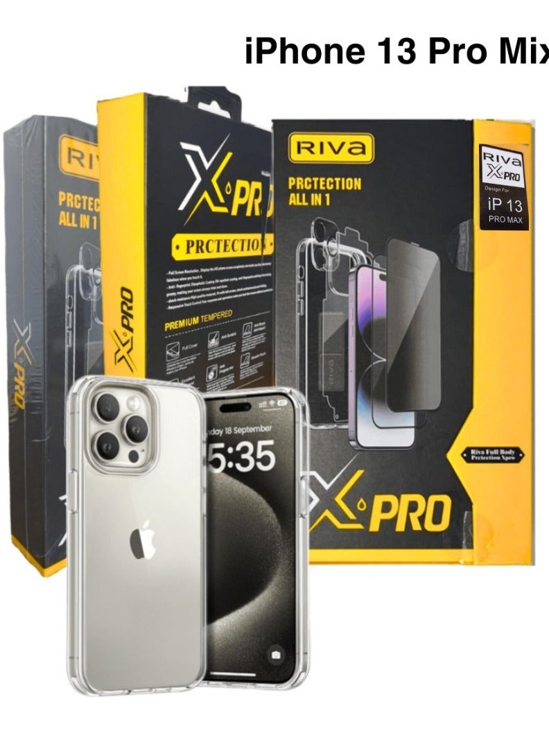 Riva Full protection package for iPhone 13 Pro Mix 8 in 1 from Riva360 - Image 1