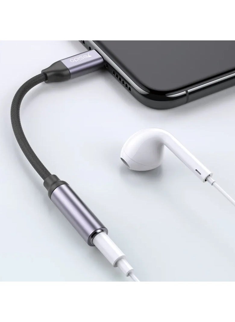 Yesido - Yesido Yau21 Lightning To 3.5mm Headphone Jack Adapter - Image 1