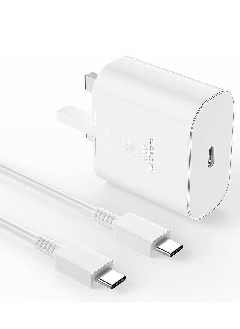 اوليو - 45 واط لشاحن هاتف سامسونج فائق السرعة، ومحول طاقة مع قابس وكابل USB C - Image 1