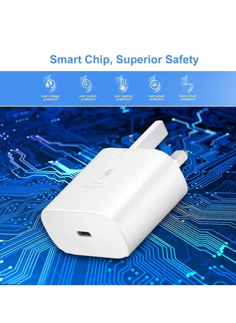 اوليو - 45 واط لشاحن هاتف سامسونج فائق السرعة، ومحول طاقة مع قابس وكابل USB C - Image 1