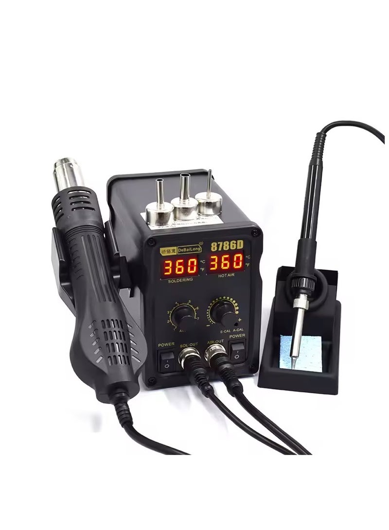 Soldering Iron Hot Air Station BGA Rework Station Phone Repair Smd Solder Tool Welding Station  - Image 1