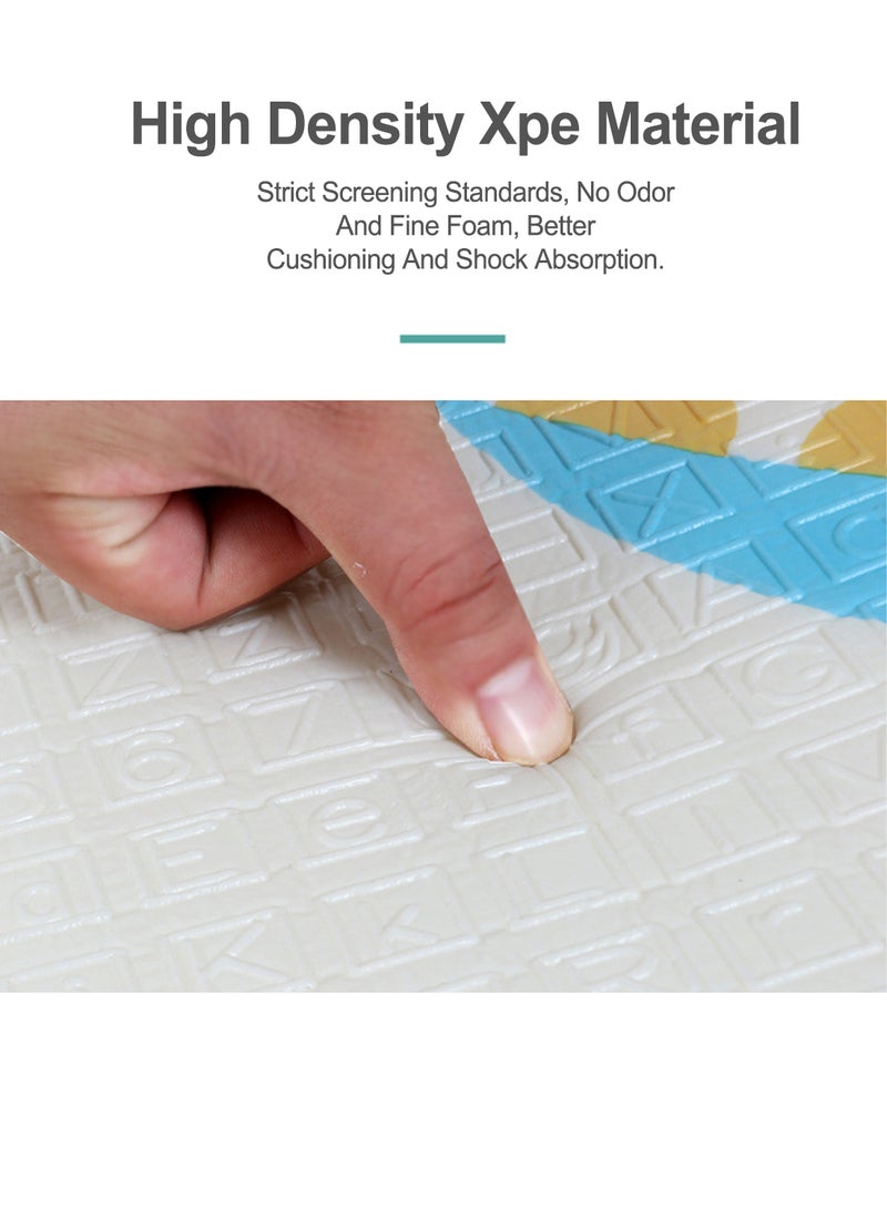 MaBaby سجادة زحف مزدوجة الجوانب كرتونية قابلة للطي لغرفة المعيشة منزل سميكة حاجز رطوبة سجادة أرضية سجادة زحف للأطفال - Image 2