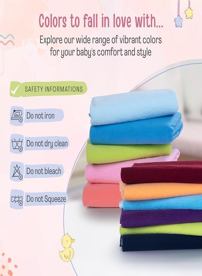 Waterproof Quick Dry Sheet for Baby| Bed Pad Anti-Piling Fleece Extra Absorbent Washable Matress Protector| Baby Bed Protector Sheet for Toddler Children, Large Size, 140x100cm, Navy Blue - Image 4