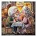 PPuzzling Elderly Couple Love Puzzles for Adults 1000 Pieces Happy Grandpa Grandma Jigsaw Puzzle Challenging Valentines Art Puzzles as Home Decor - Image 2
