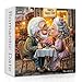 PPuzzling Elderly Couple Love Puzzles for Adults 1000 Pieces Happy Grandpa Grandma Jigsaw Puzzle Challenging Valentines Art Puzzles as Home Decor - Image 4