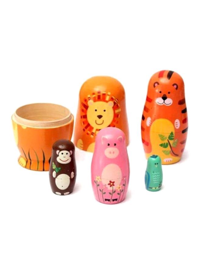 5-Piece Wooden Doll Set  - Image 4