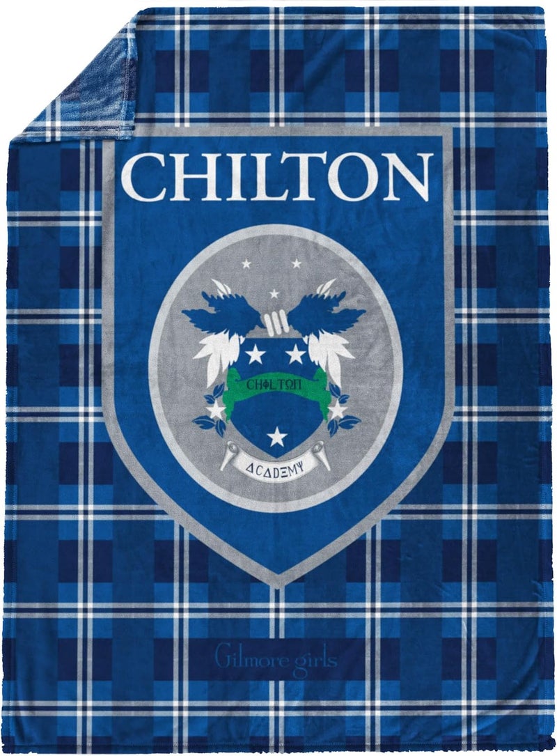 Jay Franco Gilmore Girls Chilton Crest Plush Throw Blanket - Measures 50 x 60 Inches, Super Soft Lightweight Fleece Bedding - Image 2