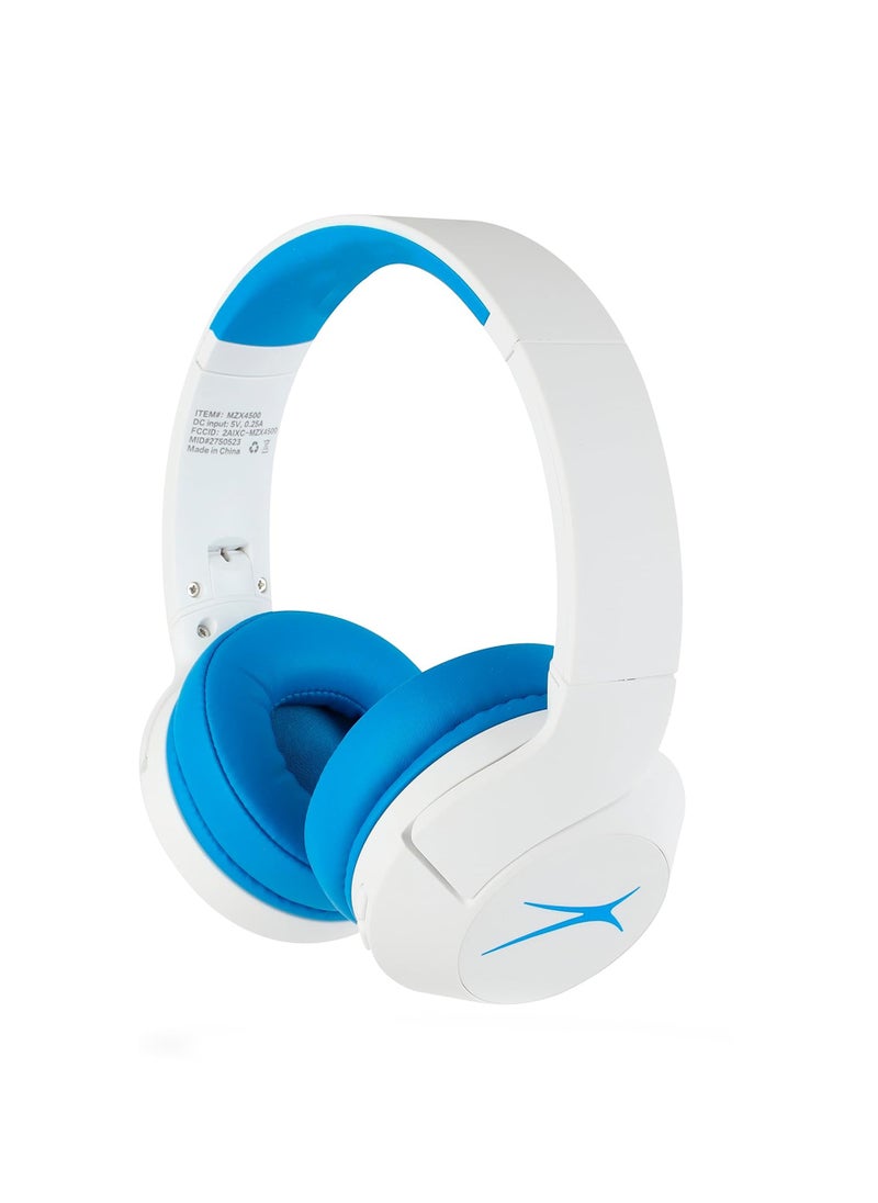 Altec Lansing Kid Safe Noise Cancelling Wireless Headphones 30 Hours Play Time, 85dB Volume Limit, Foldable Design, Powerful Sound, Active Noise Cancellation, Splash resistant IPX4, Blue  - Image 1