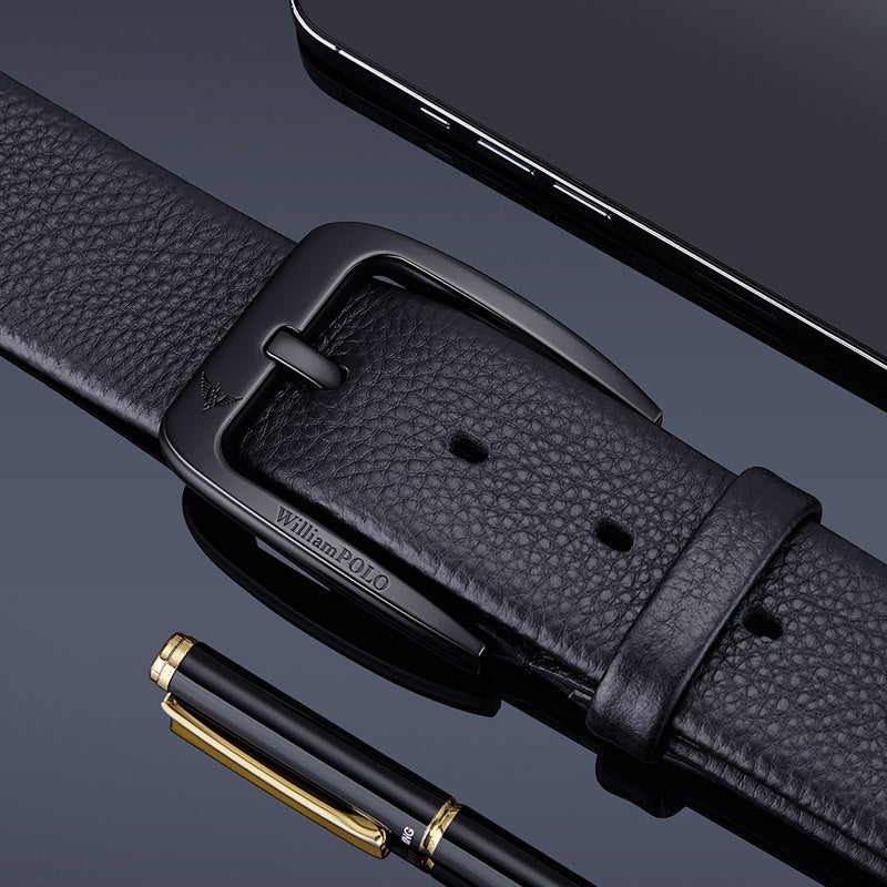 King Paul Belt Men'S Pin Buckle Business Casual Belt Men'S Pants With Clothing Leather Accessories Manufacturers - Image 5