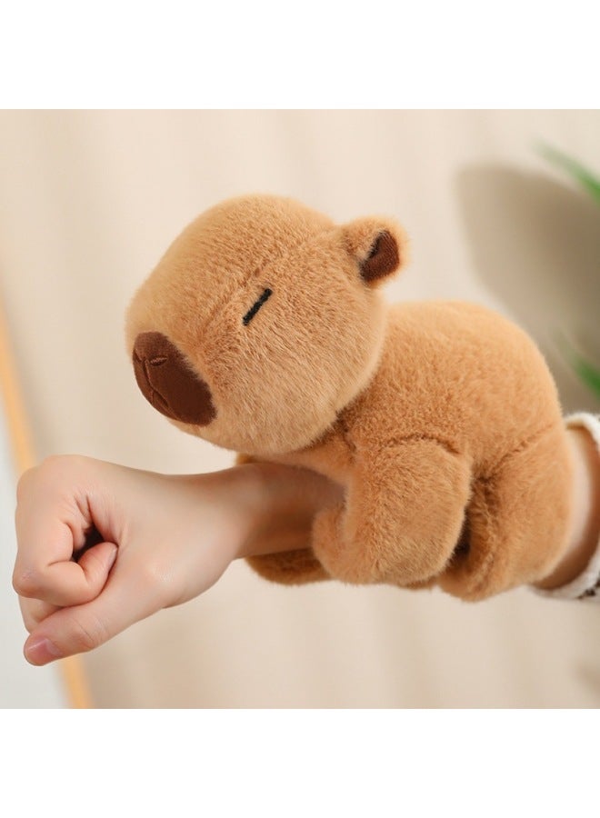 Kapiba Puffy Plush Toy Panda Monkey Children's Bracelet Dog Fox Doll Water Duck Toy Soft Stuffed Animal For Kids-Specifications:Kappi Barra-Color:25cm 0.1kg - Image 1