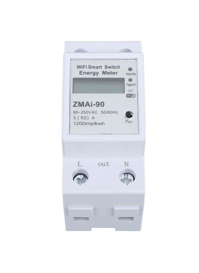 Thoraya Single Phase Energy Meter WiFi Metering Switch Electric Meter APP Remote Control Electricity Monitor 110‑230V  - Image 2