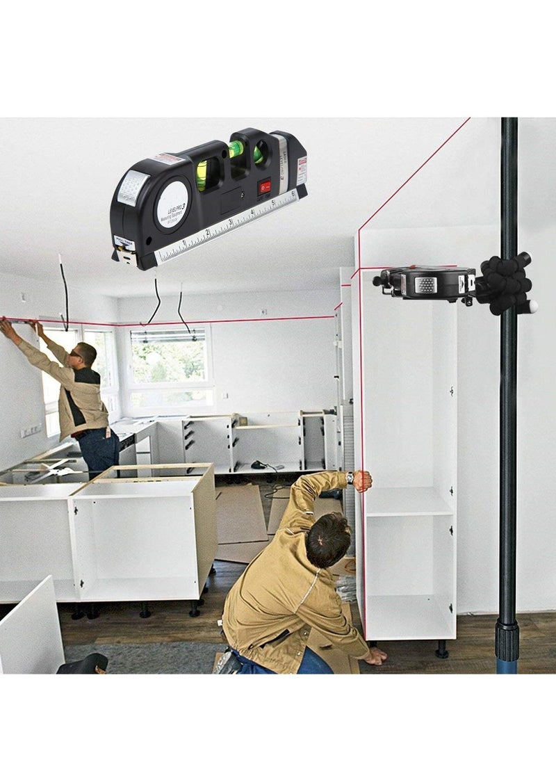 Generic Laser Level Measure Tools 4 In 1 Multipurpose Standard Metric Laser Level Rulers Tools  - Image 5