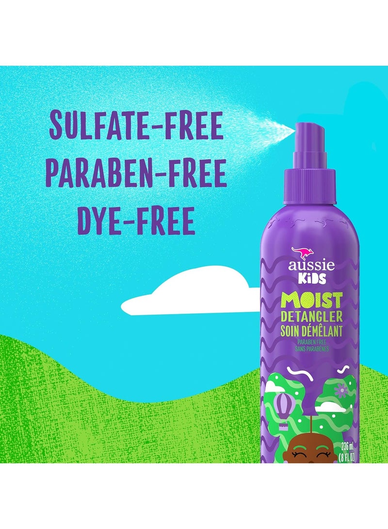 أوسي، للأطفال، مزيل تشابك الشعر الرطب، برائحة الفواكه الاستوائية المشمسة، 8 أونصة سائلة (236 مل) - Image 3