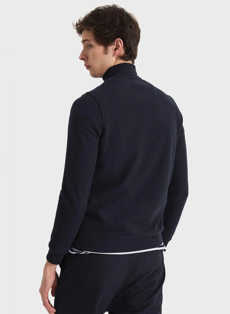 جون Essentail Half Zipper Sweatshirt