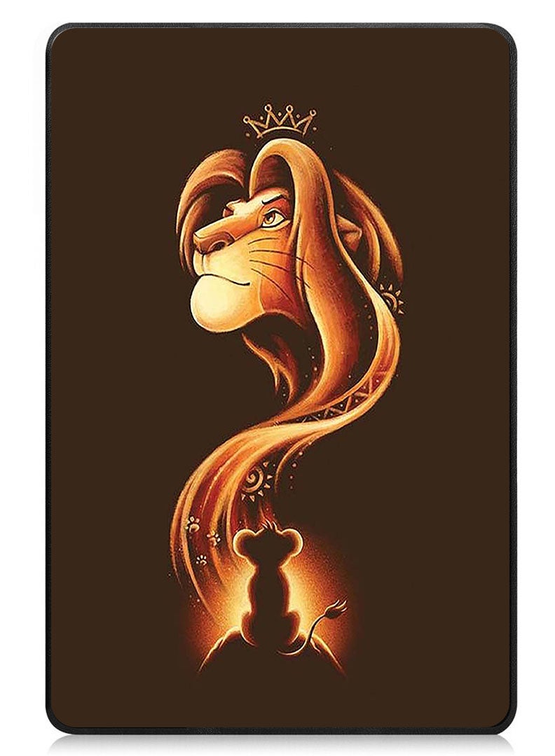 Theodor Protective Flip Case For Apple iPad Pro 11 (2024) With Trifold Stand Auto Wake Sleep Shockproof Cover Lion queen - Image 1