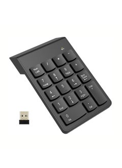 Wireless Number Pad, Numeric Keypad Numpad Keyboard 10 Key USB Keypad  Desktop Computer Laptops Accessories Compatible Chromebook Notebook EliteBook MateBook etc,Black.